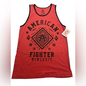 American Fighter Red Tank Top